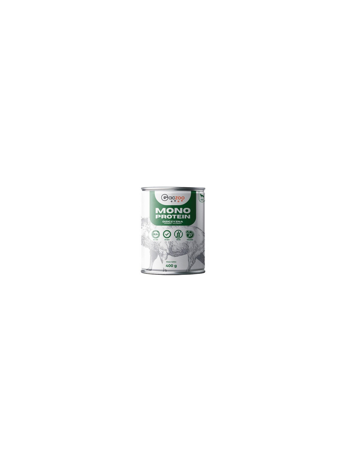 Gaczoo Karma Mono Protein karma mokra dla psa Dzik 400g