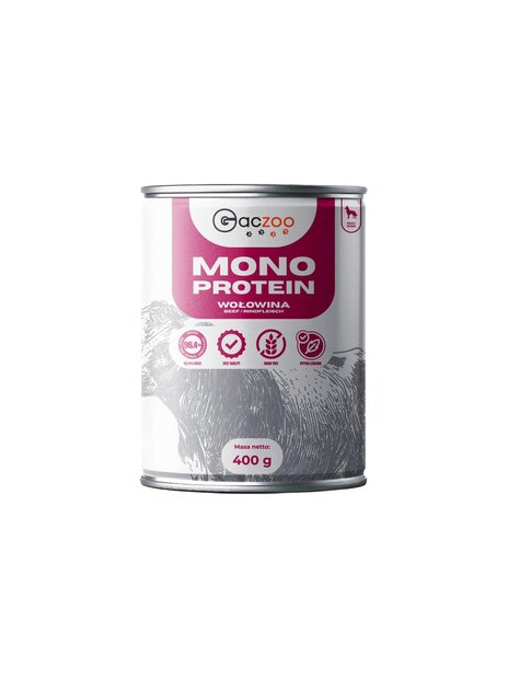 Gaczoo Karma Mono Protein karma mokra dla psa Wołowina 400g
