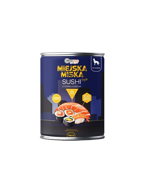Gaczoo Miejska Miska karma mokra dla psa Sushi 400g