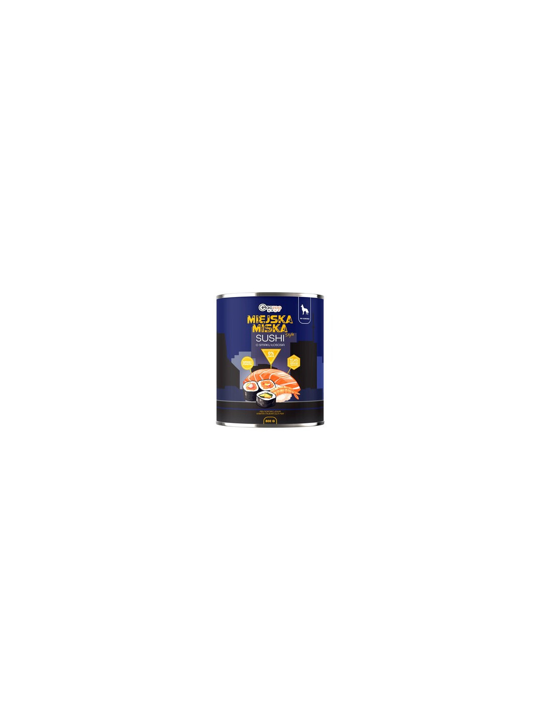 Gaczoo Miejska Miska karma mokra dla psa Sushi 800g