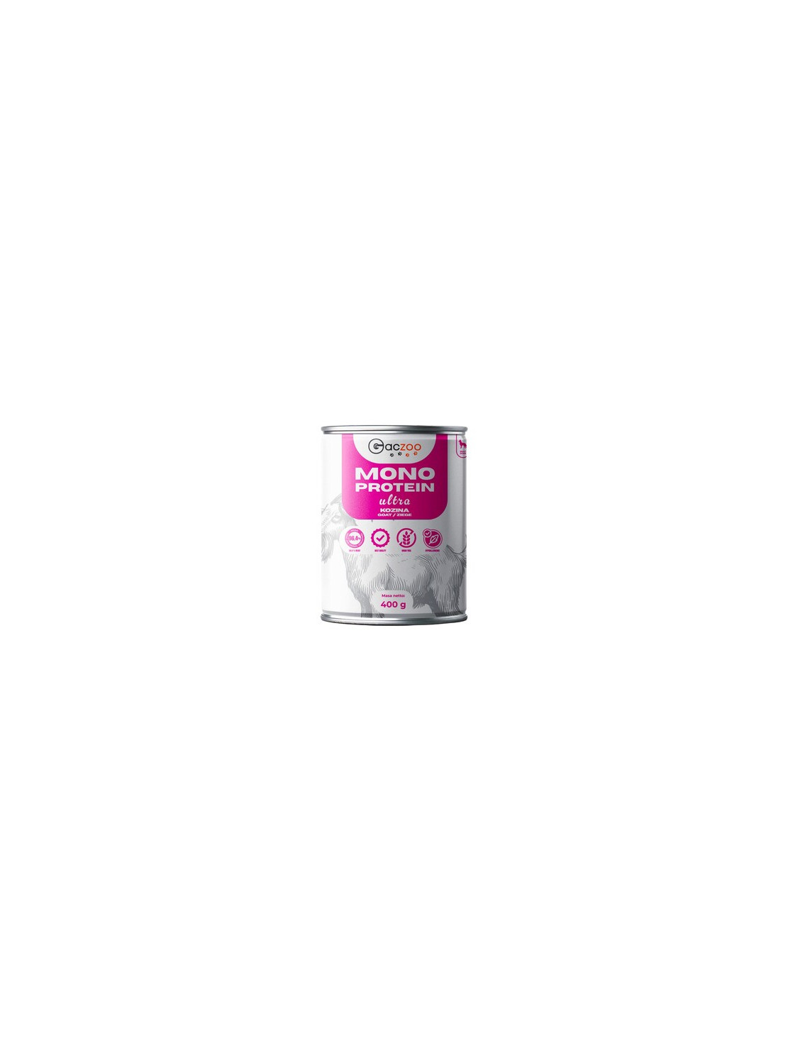 Gaczoo Mono Protein Ultra karma mokra dla psa Kozina 400g