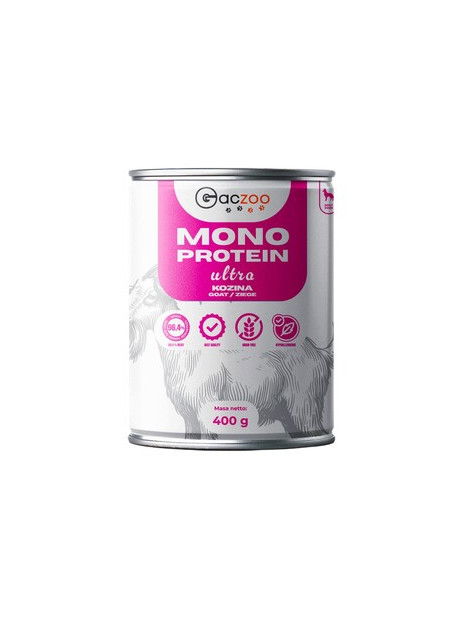 Gaczoo Mono Protein Ultra karma mokra dla psa Kozina 400g