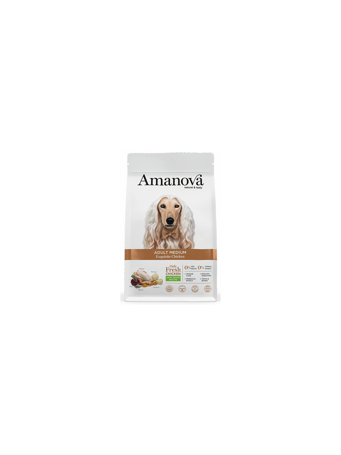 Amanova Dog Adult Medium Exquisite Chicken - kurczak 2kg