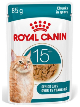 Royal Canin Ageing +15 karma mokra dla kotów dojrzałych w sosie saszetka 85g