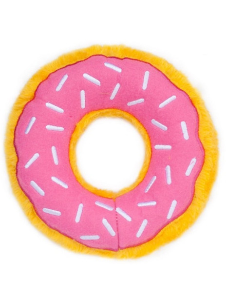 ZippyPaws Pluszowy Donut Standard truskawkowy [ZP256]