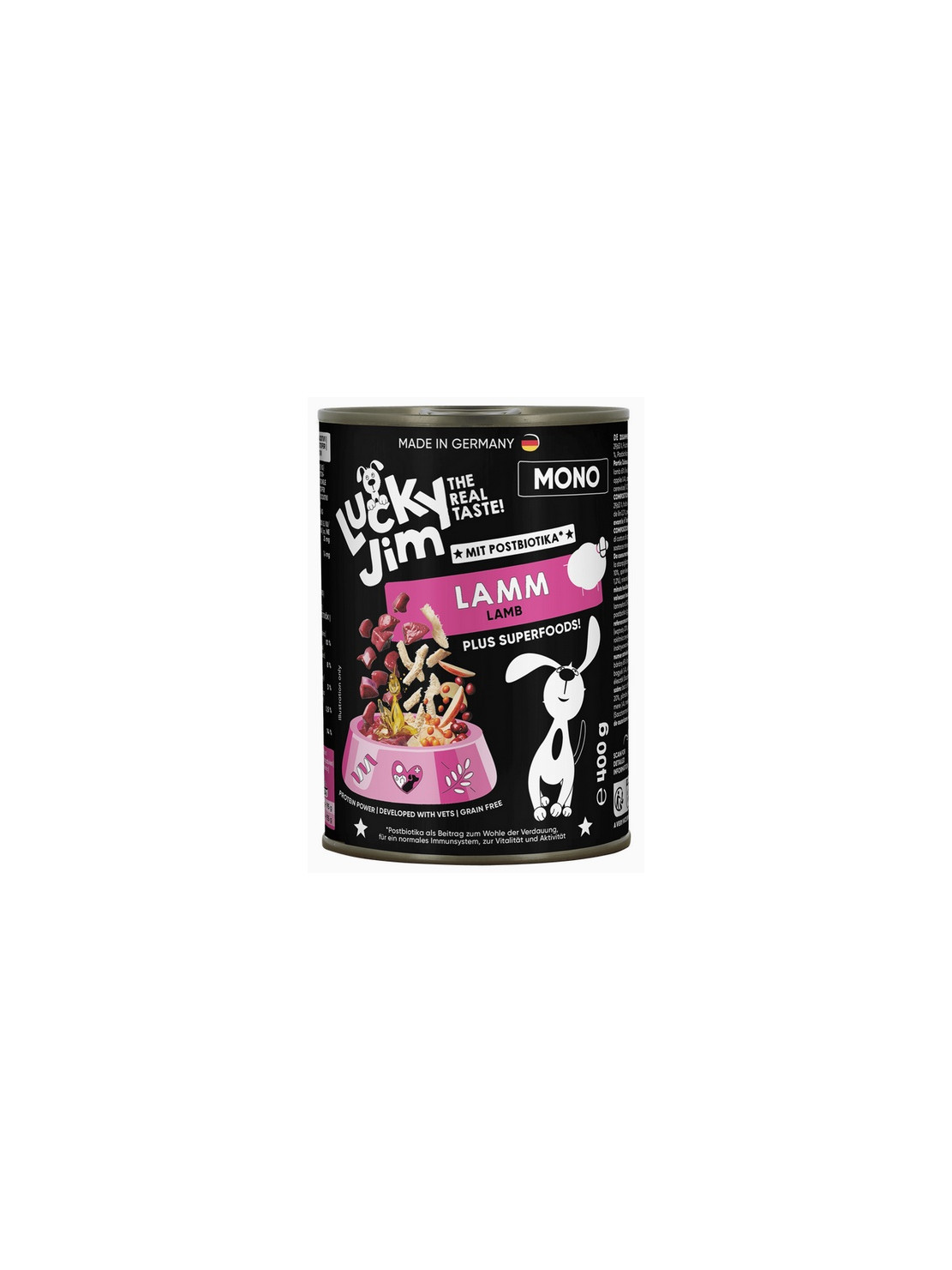Lucky Jim Mono Adult Jagnięcina puszka 400g