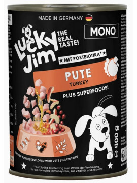 Lucky Jim Mono Adult Indyk puszka 400g