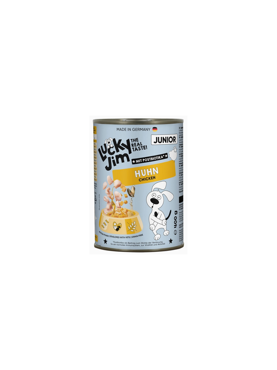 Lucky Jim Classic Junior Kurczak puszka 400g