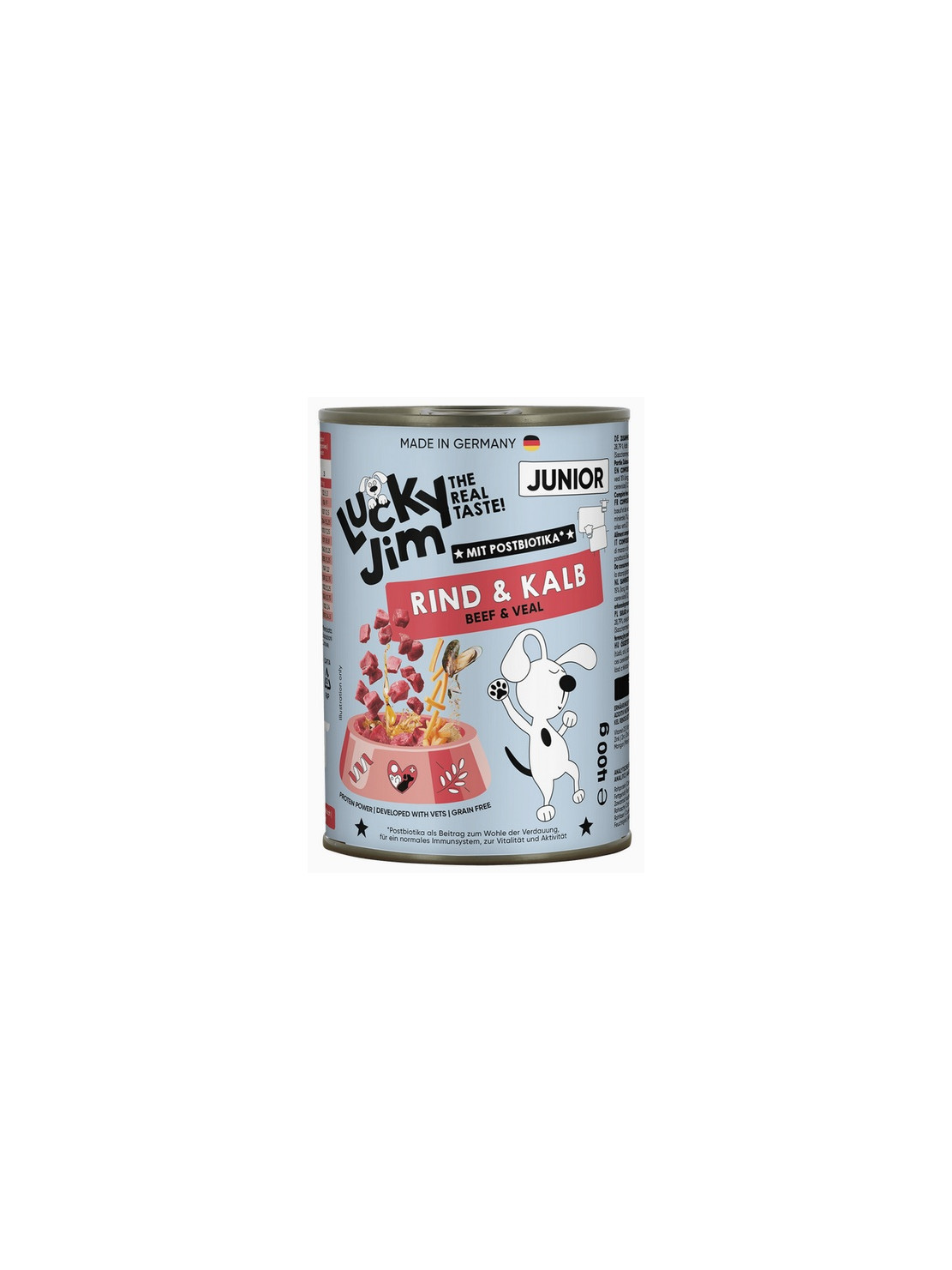 Lucky Jim Classic Junior Wołowina i cielęcina puszka 400g