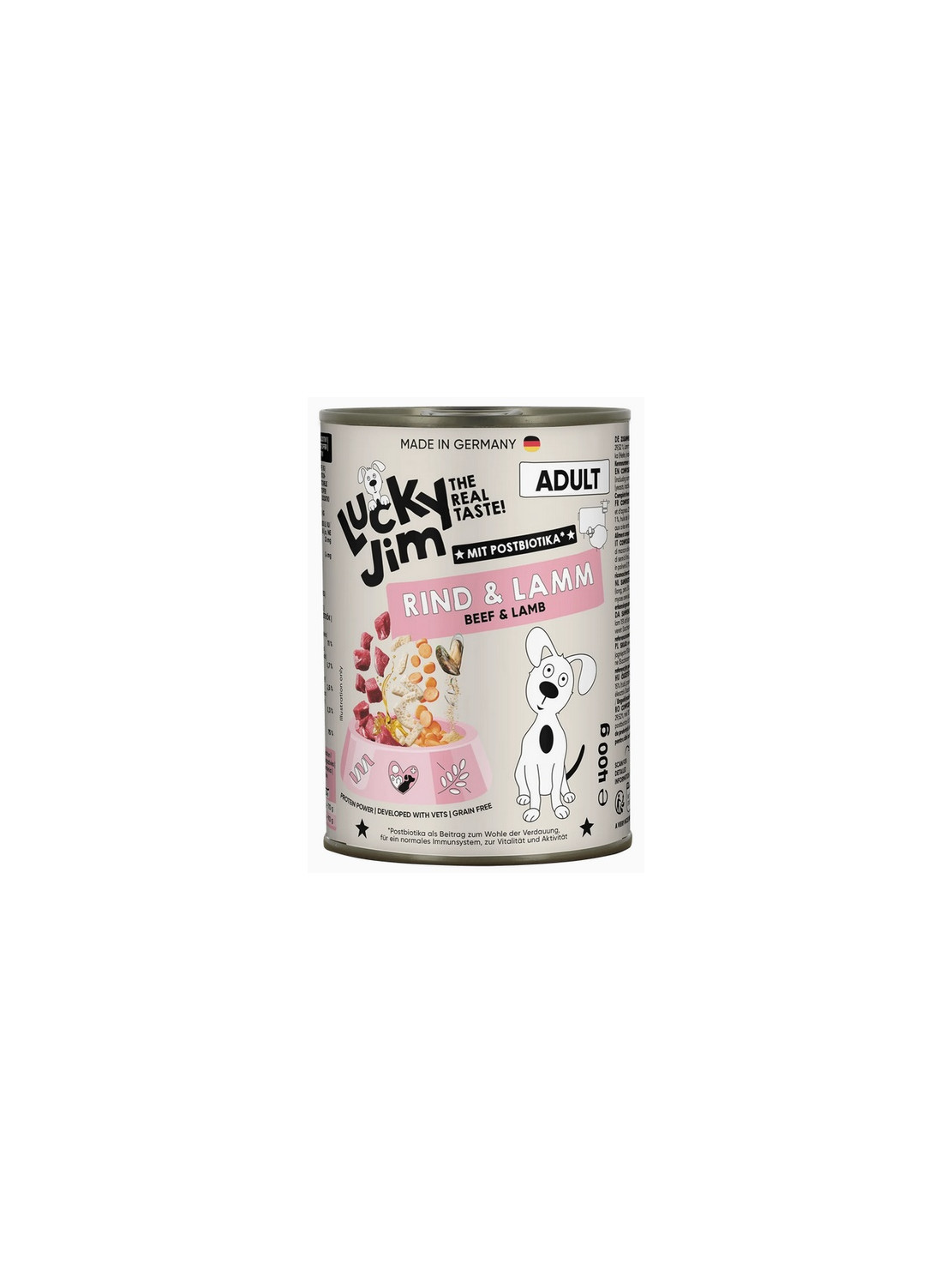 Lucky Jim Classic Adult Wołowina i jagnięcina puszka 400g