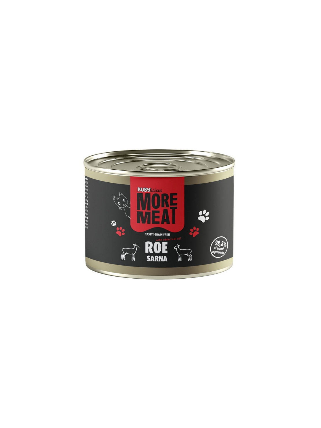 BUBAlicious Kot More Meat Mono sarna puszka 185g
