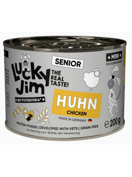 Lucky Jim Classic Mini Senior Kurczak puszka 200g