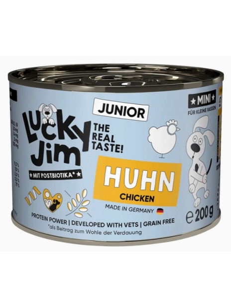 Lucky Jim Classic Mini Junior Kurczak puszka 200g
