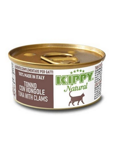 Kippy Natural Tuna & Clams - tuńczyk i małże puszka 70g