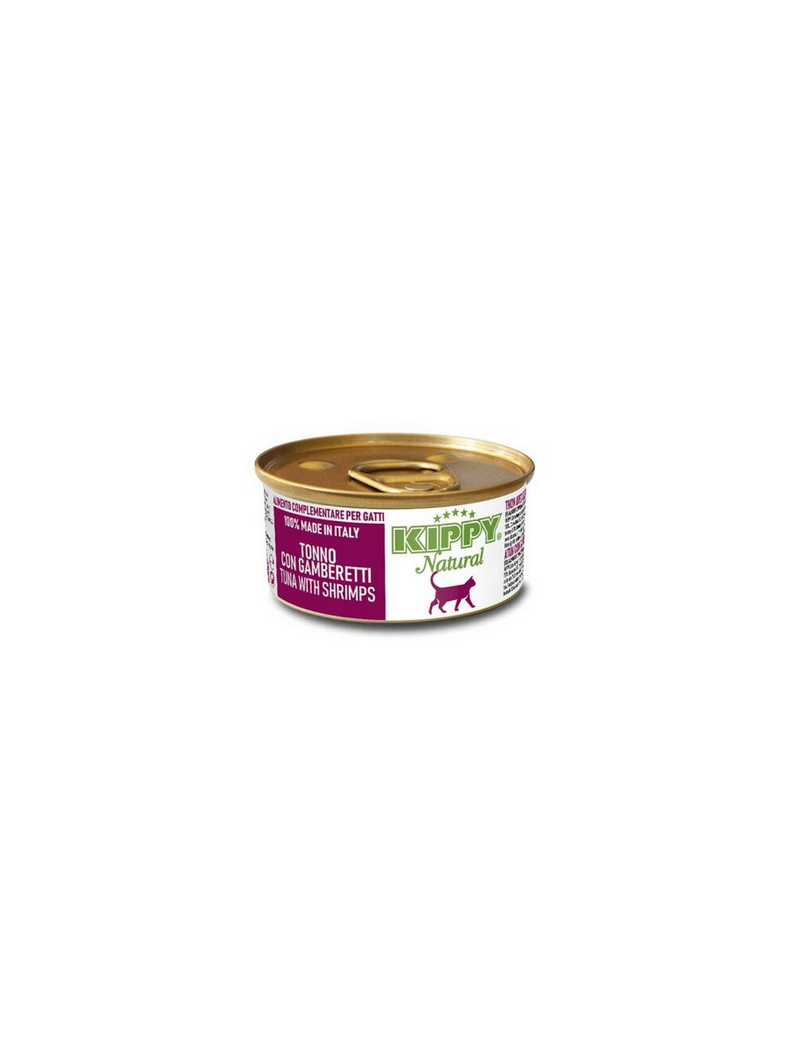 Kippy Natural Tuna & Shrimps - tuńczyk i krewetki puszka 70g