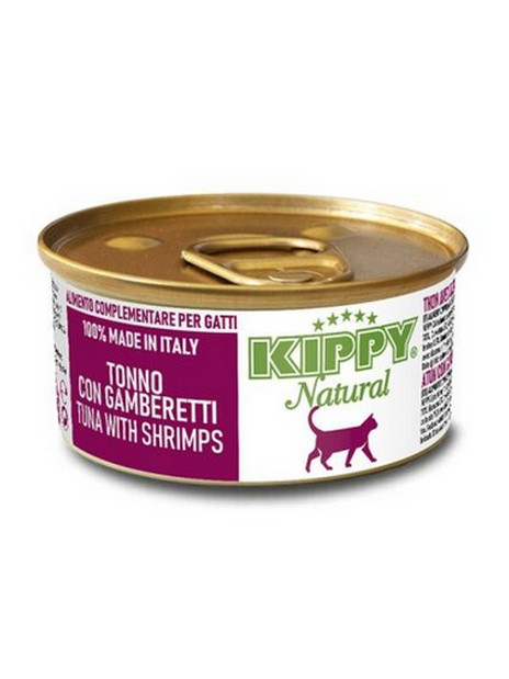 Kippy Natural Tuna & Shrimps - tuńczyk i krewetki puszka 70g