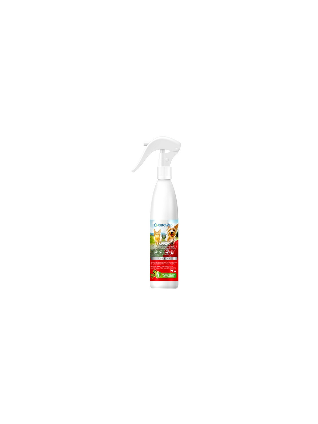 Eurowet Spray ochronny przeciwko pchłom i kleszczom dla psa i kota 200ml