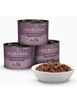Catz Finefood Classic N.11 Jagnięcina i Królik puszka 200g