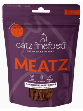 Catz Finefood Meatz Wild Mix - królik, kaczka, jeleń 45g
