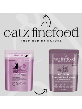 Catz Finefood Classic N.11 Jagnięcina i Królik saszetka 300g