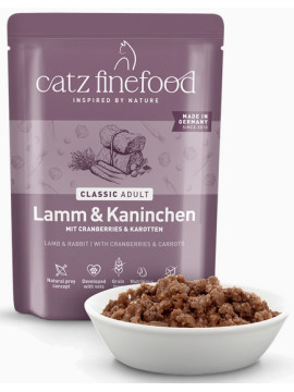 Catz Finefood Classic N.11 Jagnięcina i Królik saszetka 300g