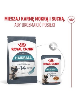 Royal Canin Hairball Care karma sucha dla kotów dorosłych, eliminacja kul włosowych 2kg