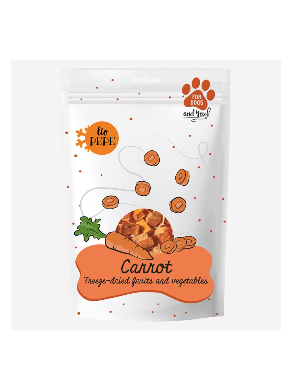 Przysmak dla psa i kota Lio PAKA ZWIERZAKA PEPE carrot marchewka 25 g