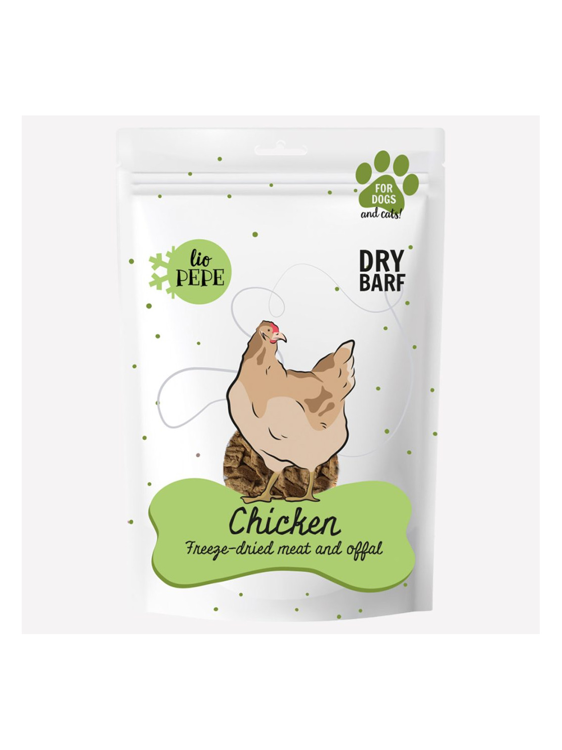 Przysmak dla psa i kota Lio PAKA ZWIERZAKA PEPE chicken kurze serca 60 g