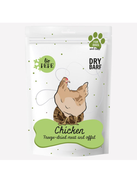 Przysmak dla psa i kota Lio PAKA ZWIERZAKA PEPE chicken kurze serca 60 g
