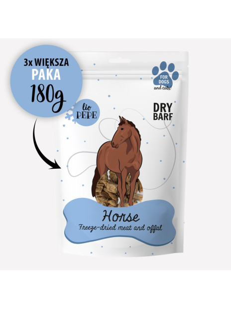 Przysmak dla psa i kota Lio PAKA ZWIERZAKA PEPE horse XL końska wątróbka 180 g