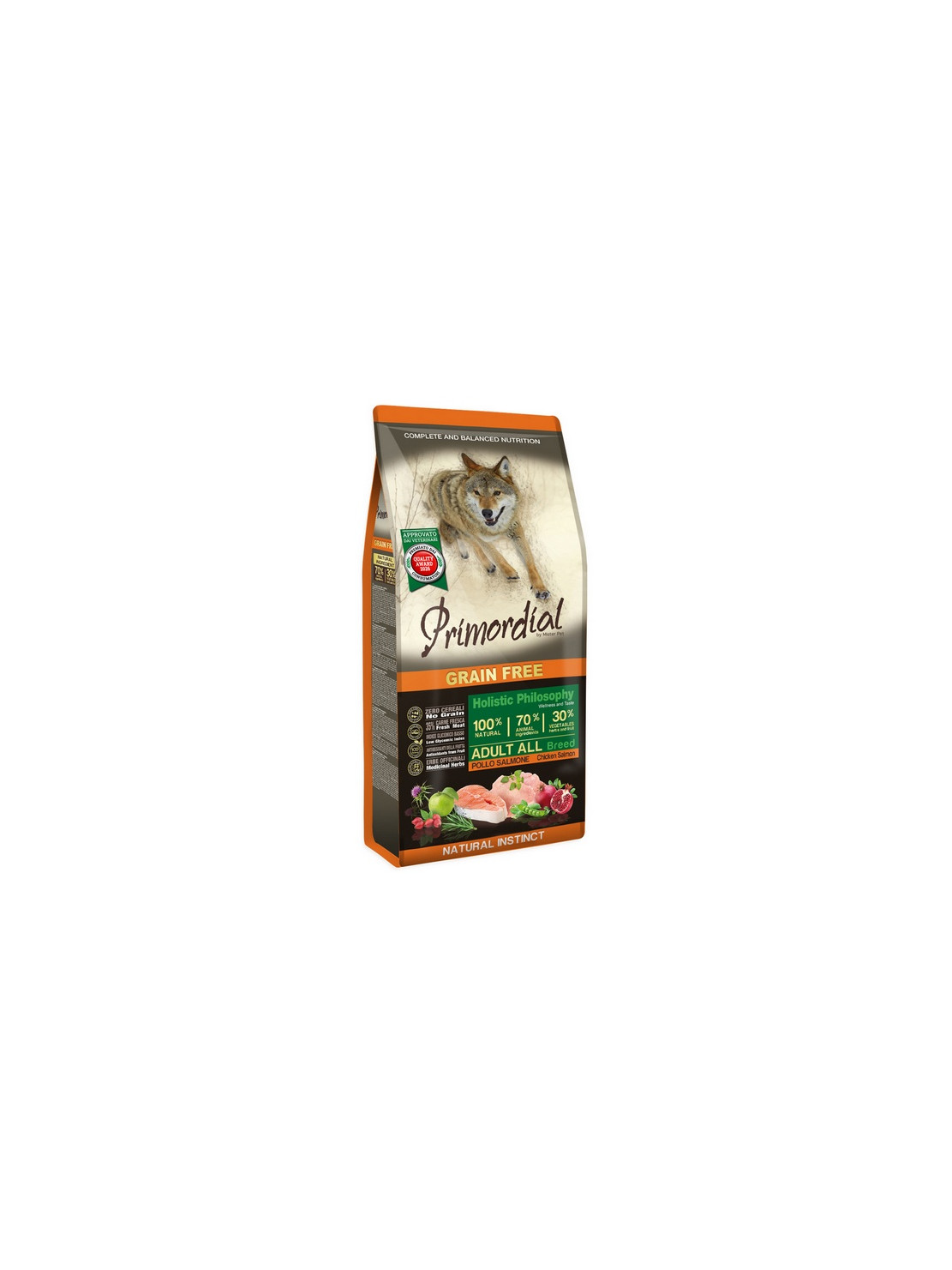 Primordial Dog Grain Free Adult Chicken & Salmon 12kg