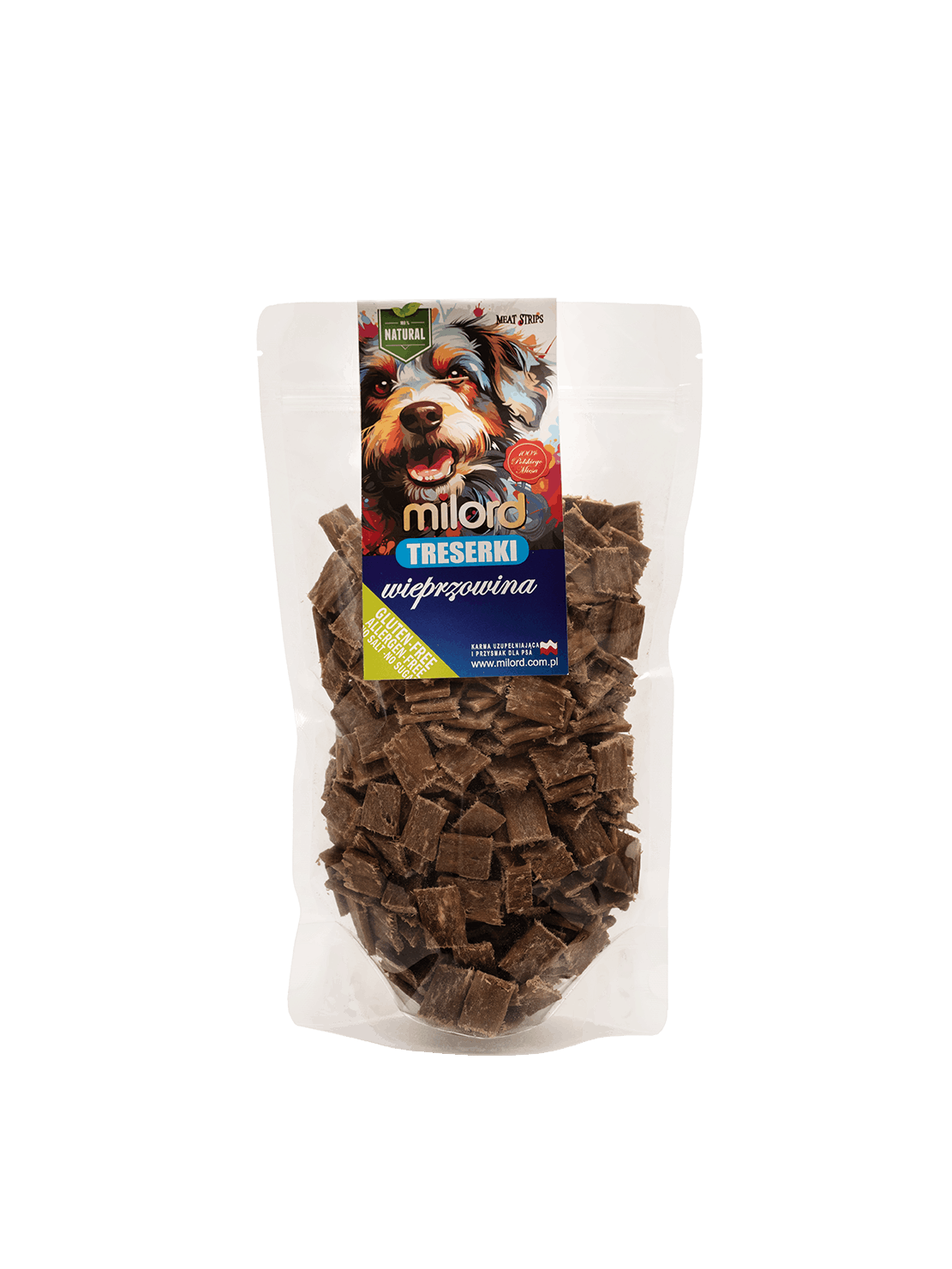 Milord Suszona WIEPRZOWINA W KAWAŁKACH treserki 140g