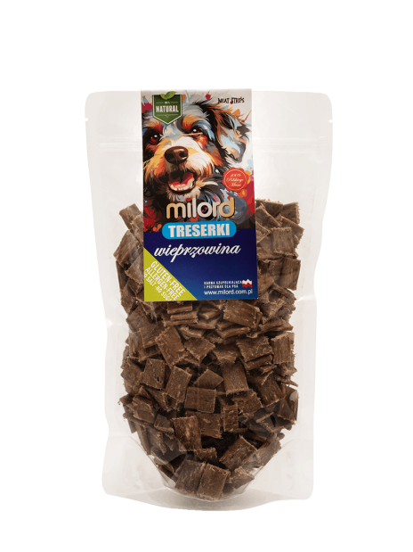 Milord Suszona WIEPRZOWINA W KAWAŁKACH treserki 140g