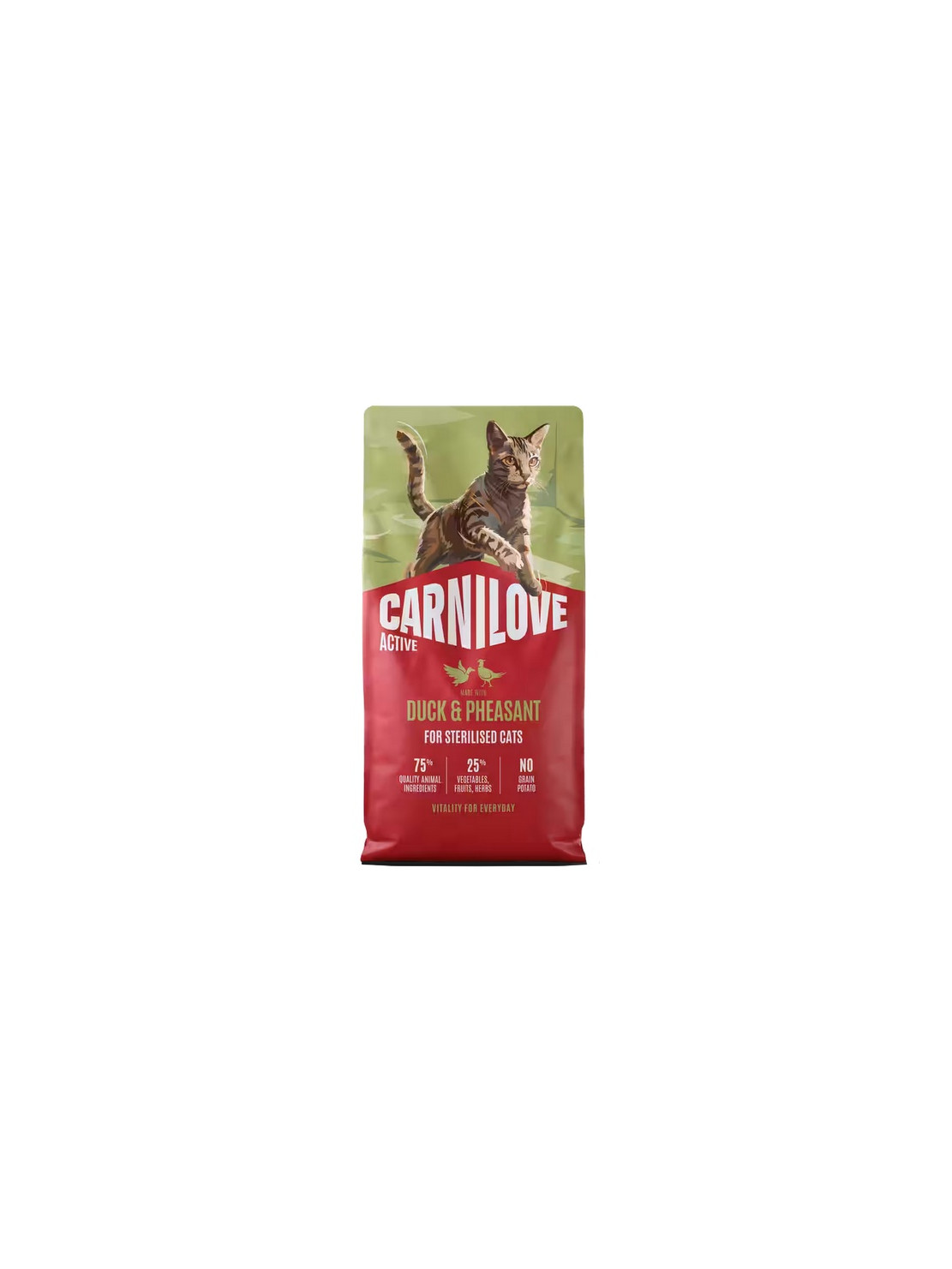 Carnilove Cat Active Duck & Pheasant Sterilised - kaczka i bażant 2kg