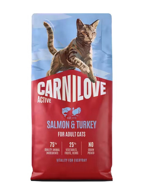 Carnilove Cat Active Salmon & Turkey - łosoś i indyk 2kg