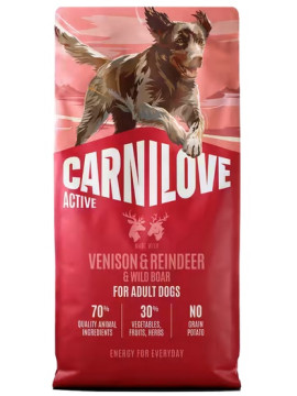 Carnilove Dog Active Venison & Reindeer Adult - dziczyzna i renifer 1,5kg