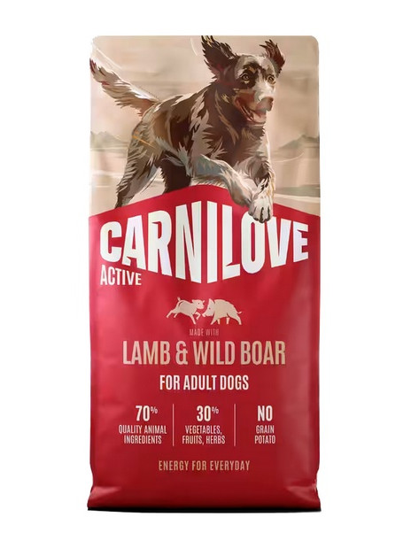 Carnilove Dog Active Lamb & Wild Boar Adult - jagnięcina i dzik 1,5kg