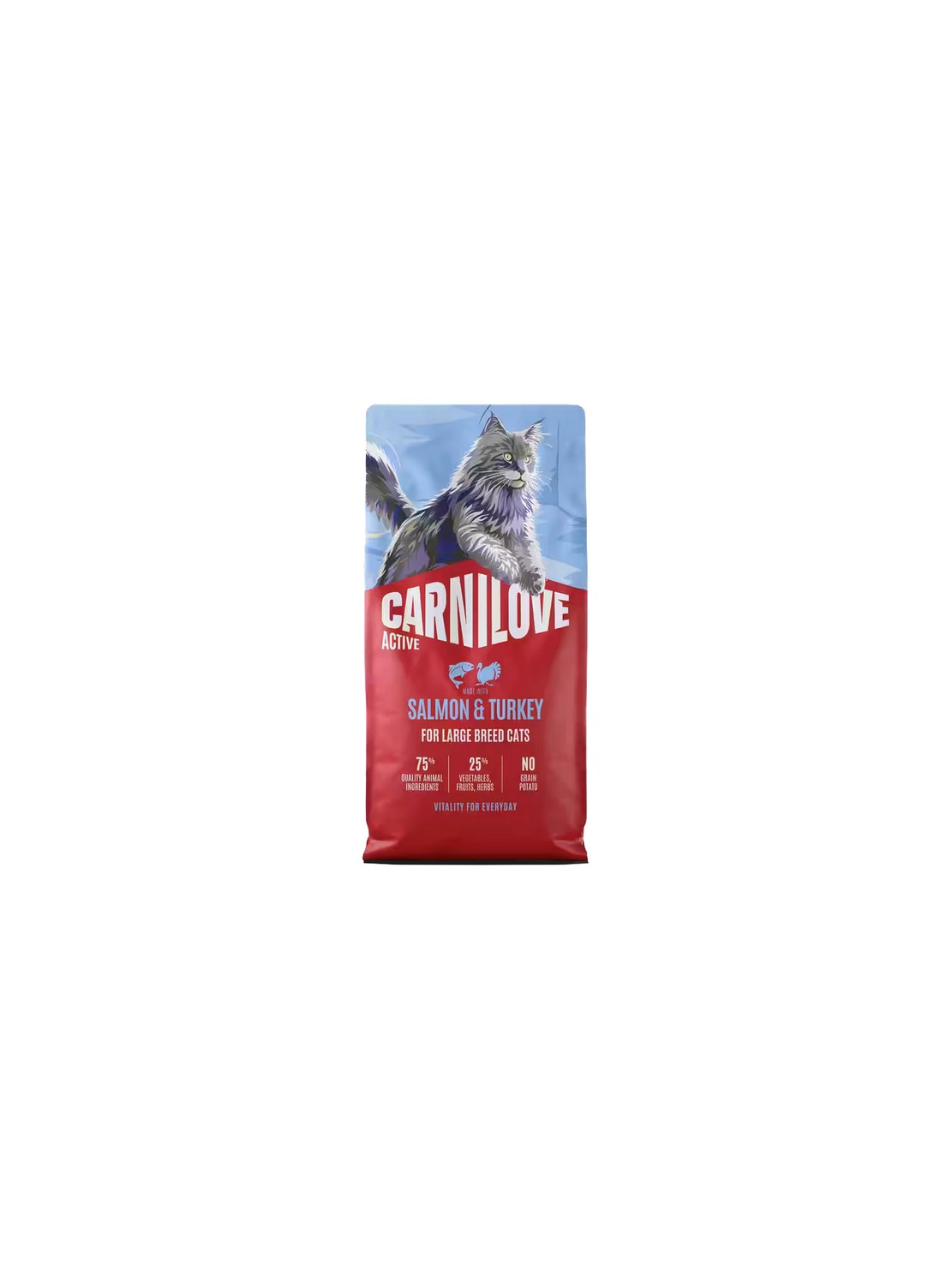 Carnilove Cat Active Salmon & Turkey Large - łosoś i indyk 400g