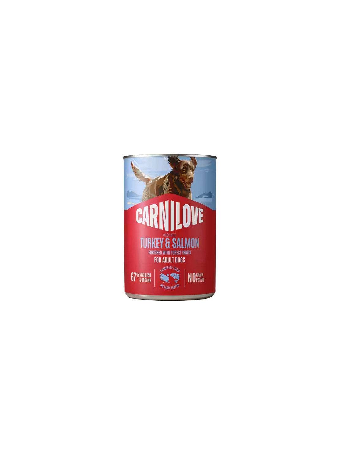 Carnilove Dog Salmon & Turkey Adult - łosoś i indyk puszka 400g