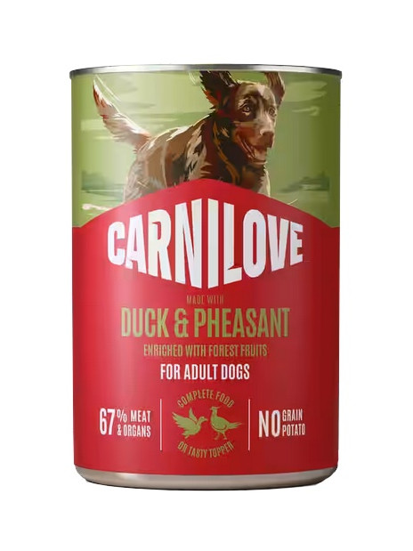 Carnilove Dog Duck & Pheasant Adult - kaczka i bażant puszka 400g