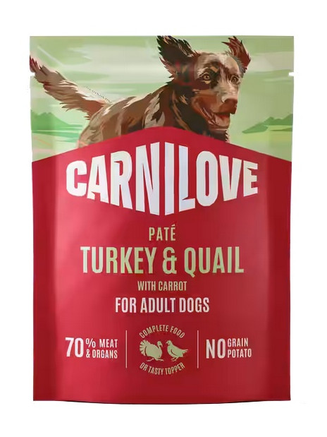 Carnilove Dog Turkey & Quail - indyk i przepiórka saszetka 300g