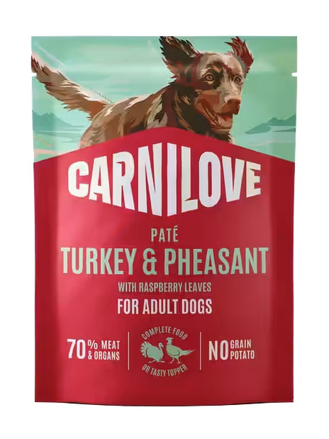 Carnilove Dog Turkey & Pheasant - indyk i bażant saszetka 300g
