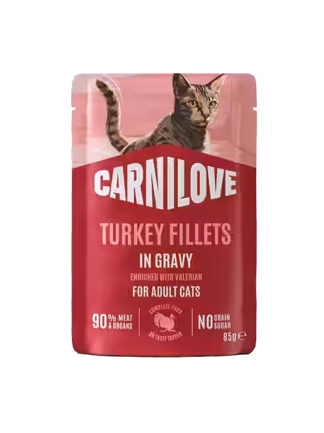 Carnilove Cat Turkey - indyk w sosie saszetka 85g