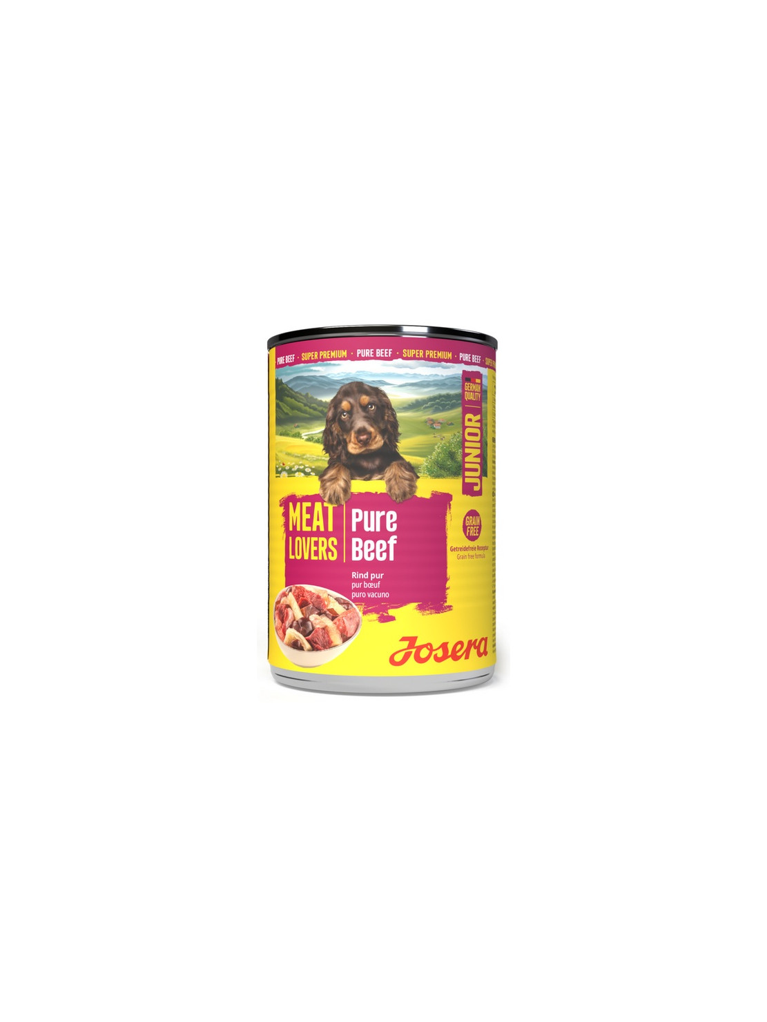 Josera Pies Meat Lovers Pure Junior Wołowina puszka 400g