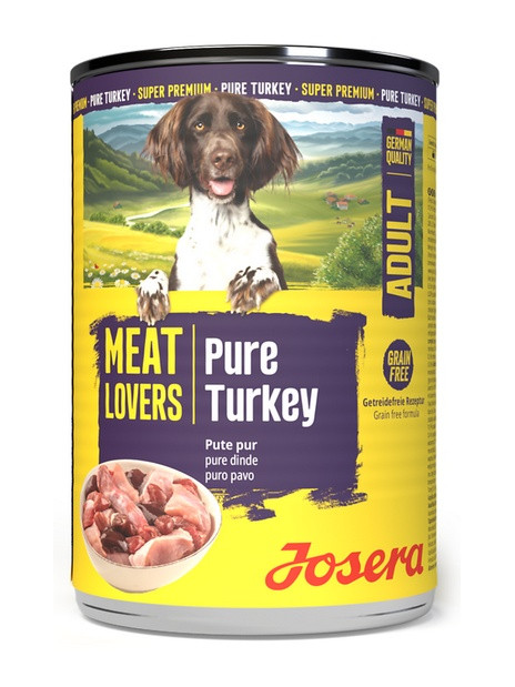 Josera Pies Meat Lovers Pure Indyk puszka 400g