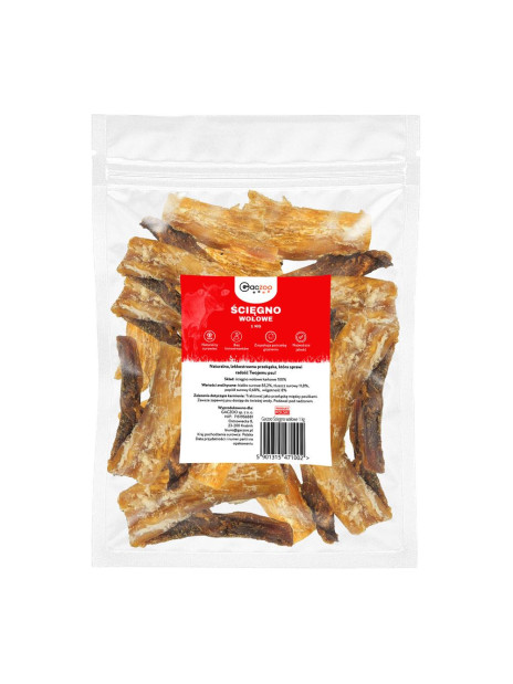 Gaczoo przysmak dla psa Ścięgno wołowe 1 kg
