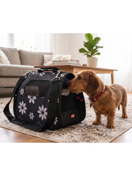 Zolux Nomad Torba transportowa S flower dla psa i kota
