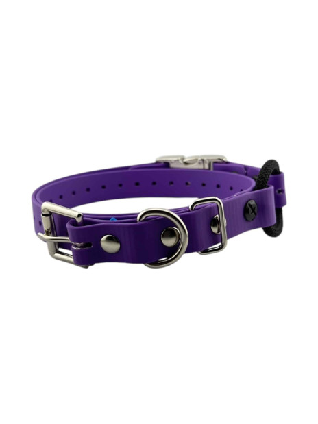 Obroża Pasek E-Collar 18mm 72cm Quick-Snap (klips) Bungee Fioletowa