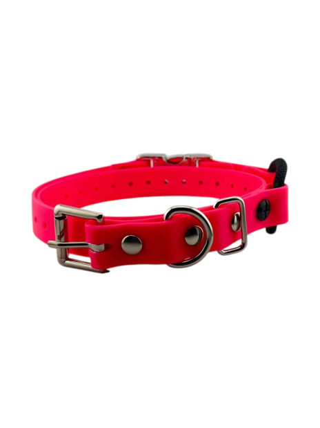 Obroża Pasek E-Collar 18mm 46cm Mini Quick-Snap (klips) Bungee Różowa