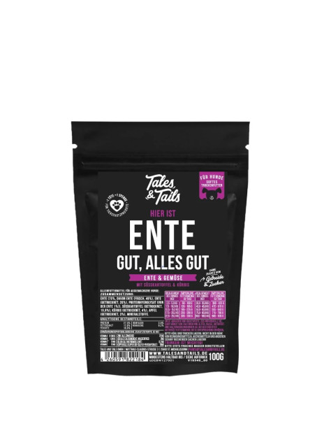 Tales & Tails Półwilgotna karma monobiałkowa „Kaczka Soft” 100 g